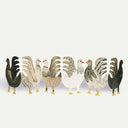 Chickens Concertina Greeting Card
