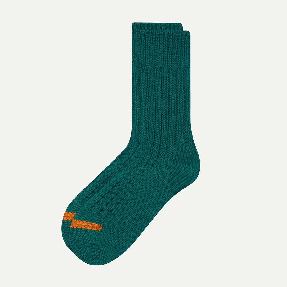 Green Loose Pile Crew Socks