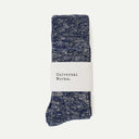 Navy Slub Sock