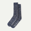 Navy Slub Sock