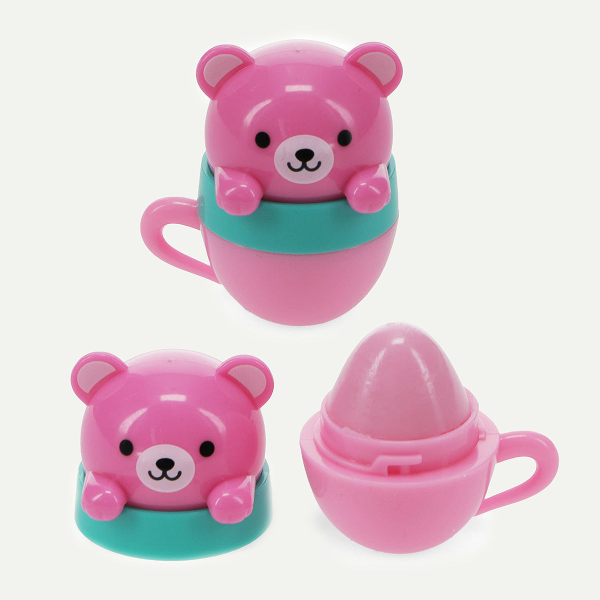 Teacup Animal Friends Mini Berry Scented Lip Balm
