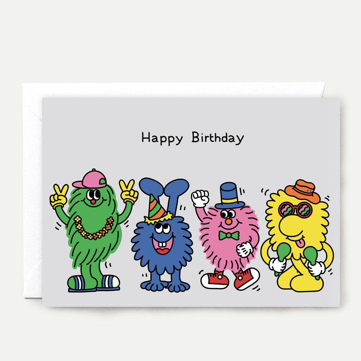 Happy Birthday Gang Greetings Card