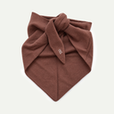 Light Brown Wool-Blend Triangle Scarf