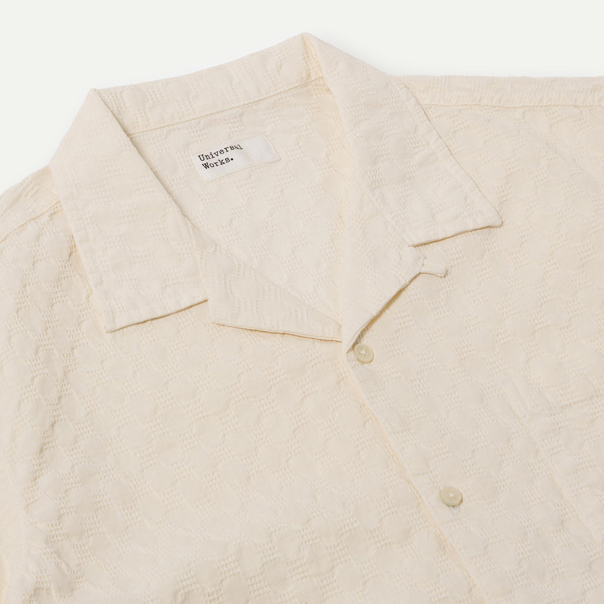 Ecru Dot Waffle Road Shirt