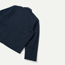 Navy Slub Sateen Ives Jacket