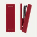 Dark Red Compact Stapler