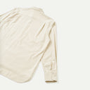 Ecru Brushed Flannel Square Pocket Shirt