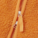 Orange Artic Fleece Hep Mountain Jacket