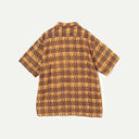 Orange Block Printed Short Sleeve Sam Shirt