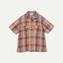 Orange Ombre Short Sleeve Dobby Sam Shirt