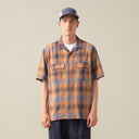 Orange Ombre Short Sleeve Dobby Sam Shirt
