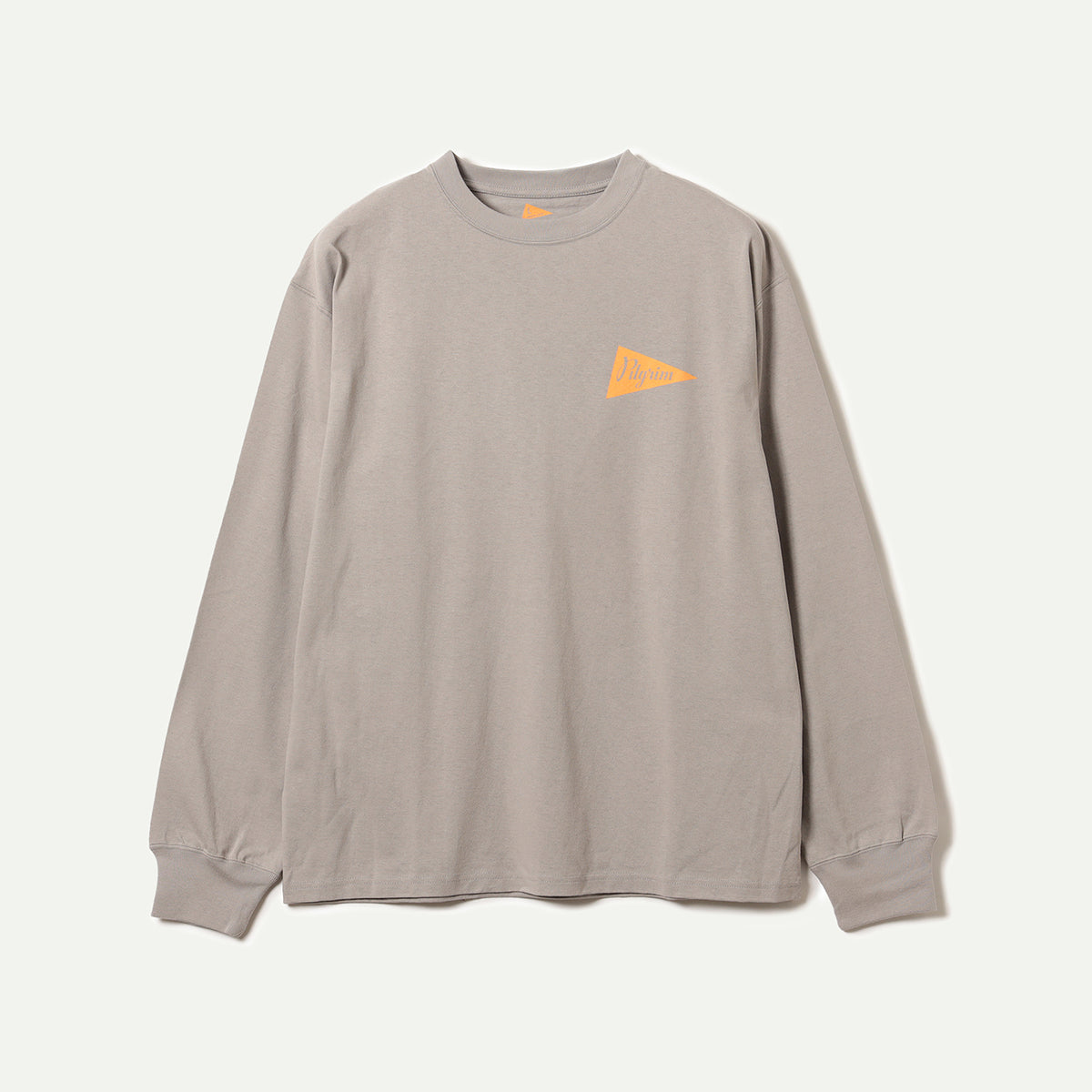 Grey Pennant Long Sleeve T-Shirt