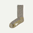 Brown Cotton Silk Sock