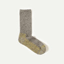 Brown Cotton Silk Sock