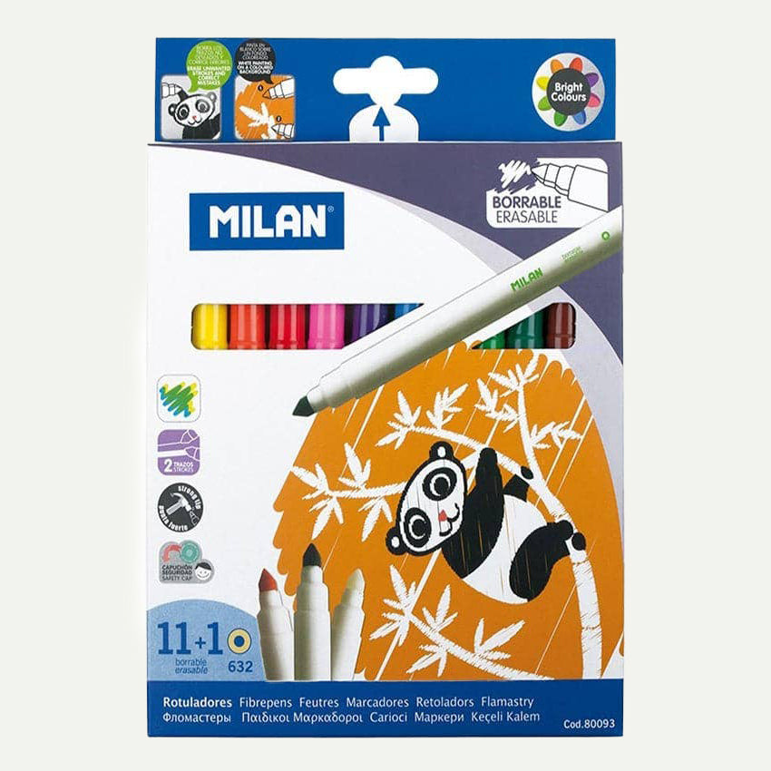 12 Erasable Fibrepens