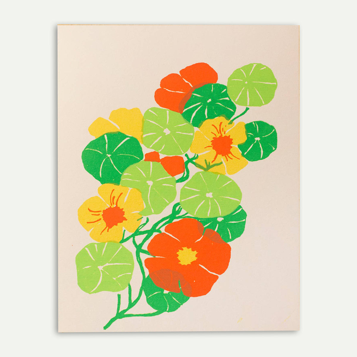 Nasturtium Greeting Card