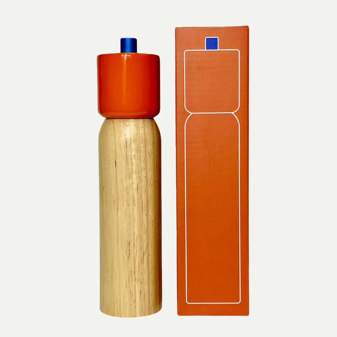 Orange & Blue Salt & Pepper Grinder