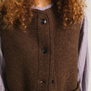 Brown Wool Antonia Vest