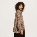 Brown/Ecru Check Antonia Shirt