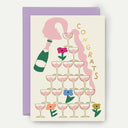 ‘Congrats Champagne’ Greetings Card