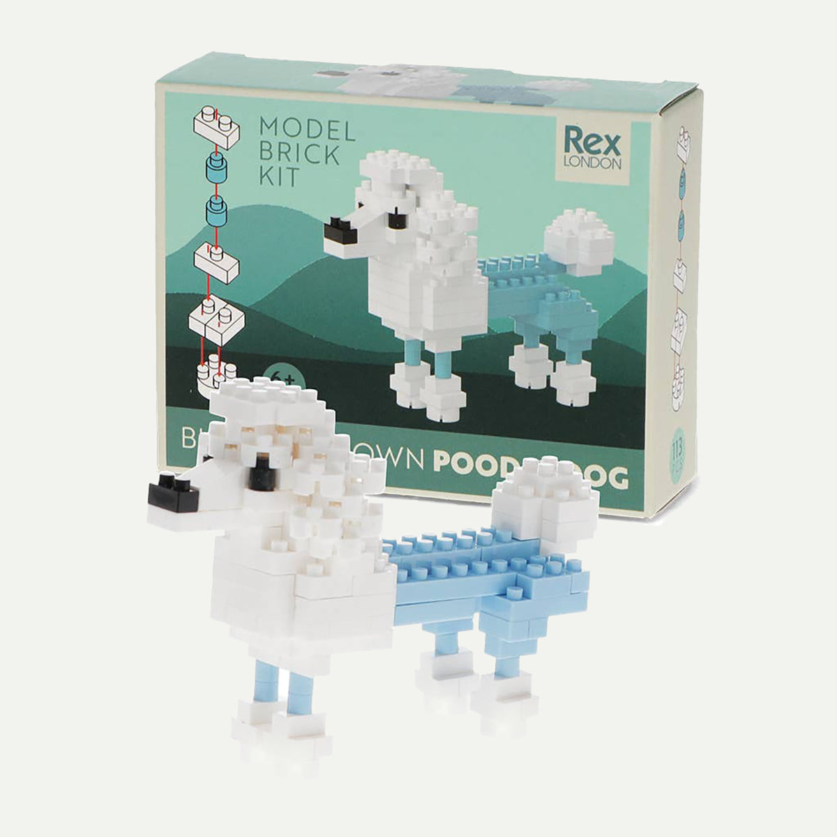 Poodle Build Your Own Dog Model Brick Kit