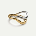 Gold and Silver Entwined Ring