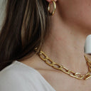 Anchor Waterproof Gold Chain Necklace