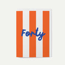 Forty Milestone Birthday Card