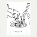 Twats In Society A6 Art Postcard