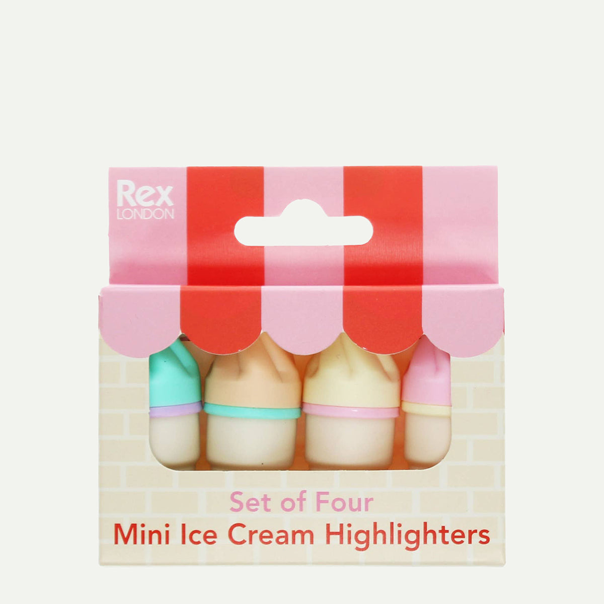 Ice Cream Mini Highlighters (set of 4)