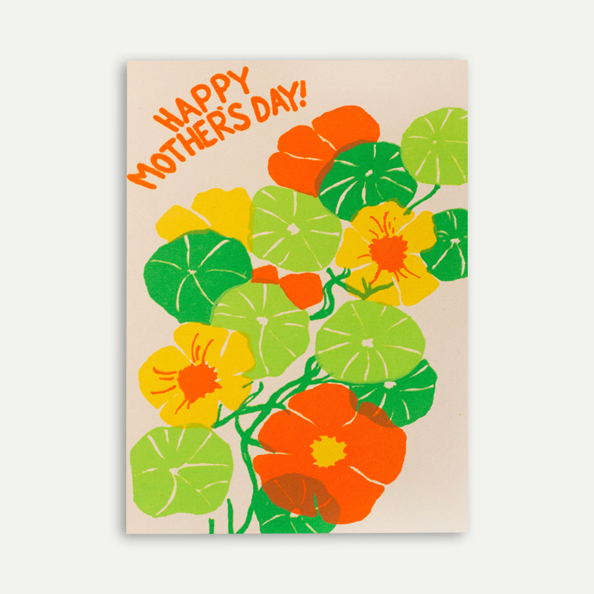 Mothers Day Nasturtium Greeting Cards