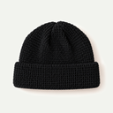 Black Waffle Watch Cap