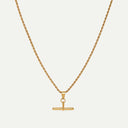 Rope Chain Lock Necklace