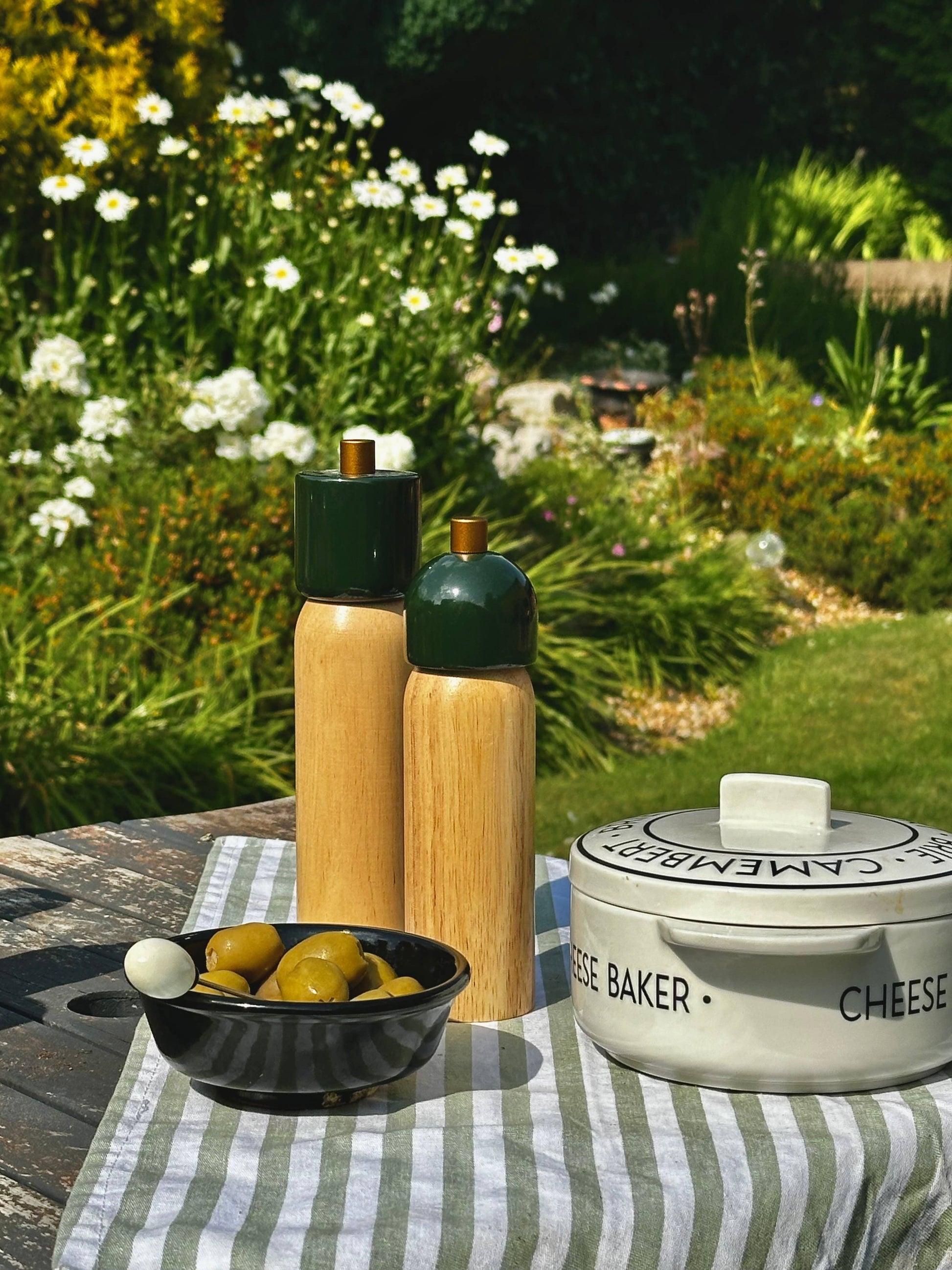 Green & Gold Salt & Pepper Grinder