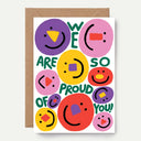 We Are So Proud Of You Greetings Card