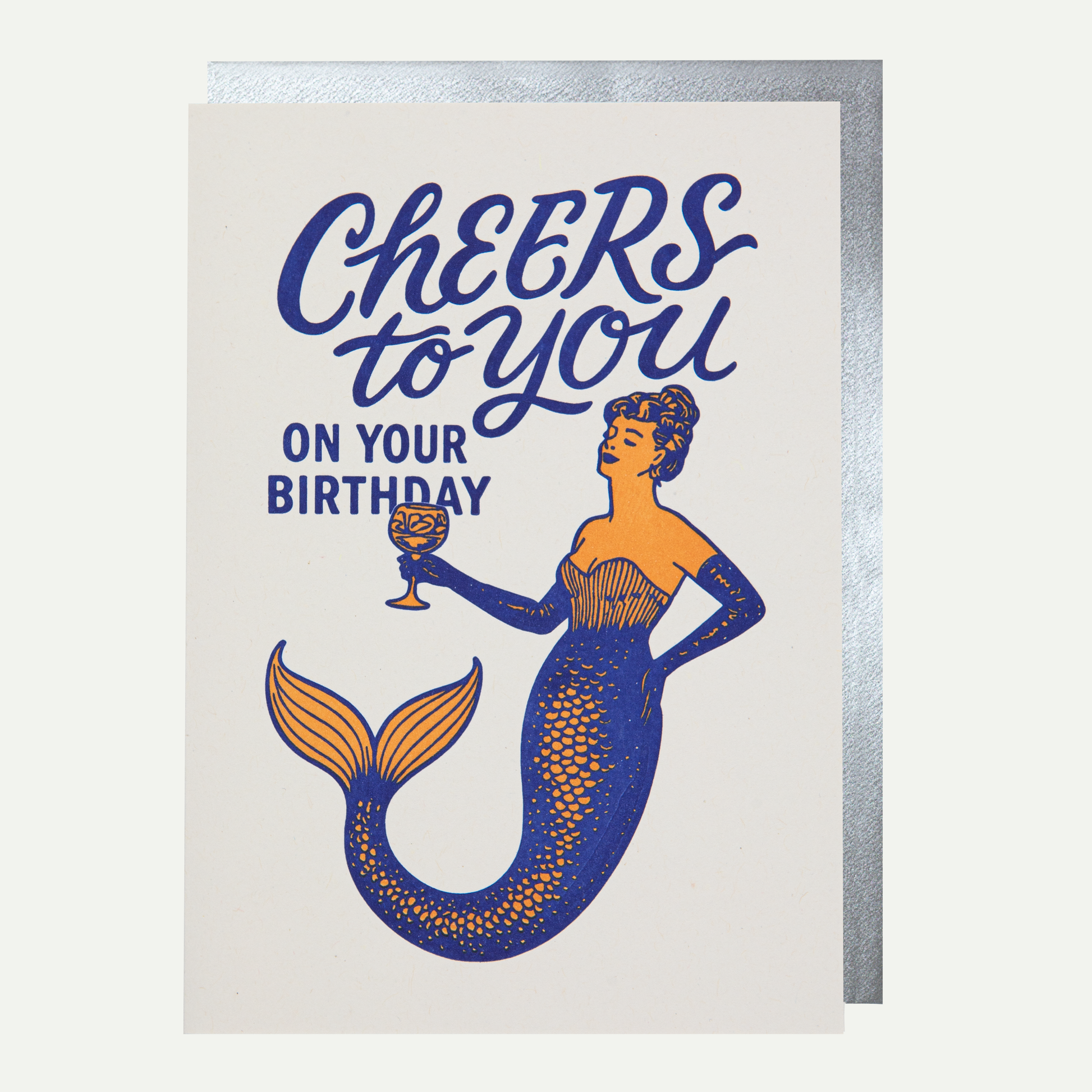 Mermaid Birthday Letterpress Cards