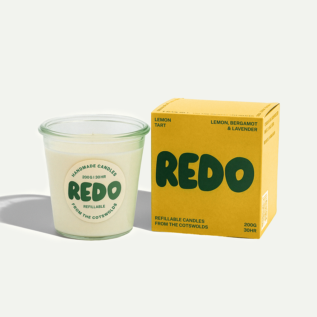 Lemon Citrus Scented Candle