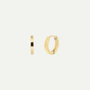 Stone Huggie Hoops