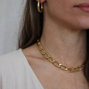 Anchor Waterproof Gold Chain Necklace