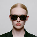 Grey Transparent/Coquina Nancy Sunglasses