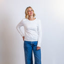 Ecru Lizzo Long Sleeve T-Shirt
