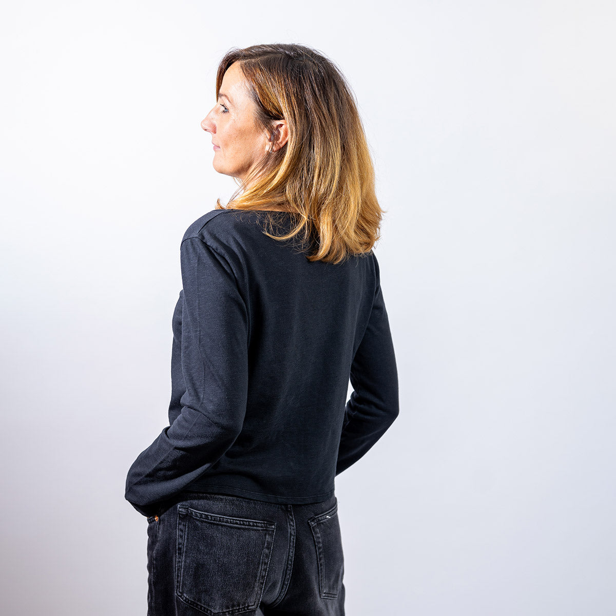 Black Lucy Long Sleeve Tee