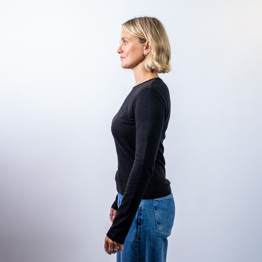 Black Lizzo Long Sleeve T-Shirt