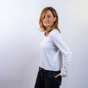 White Lucy Long Sleeve Tee