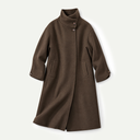 Chocolate Agnes Wool Coat