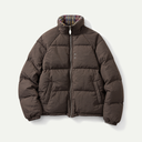Plum Check Reversible Opal Puffer