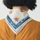 Ecru Table Setting Print Bandana