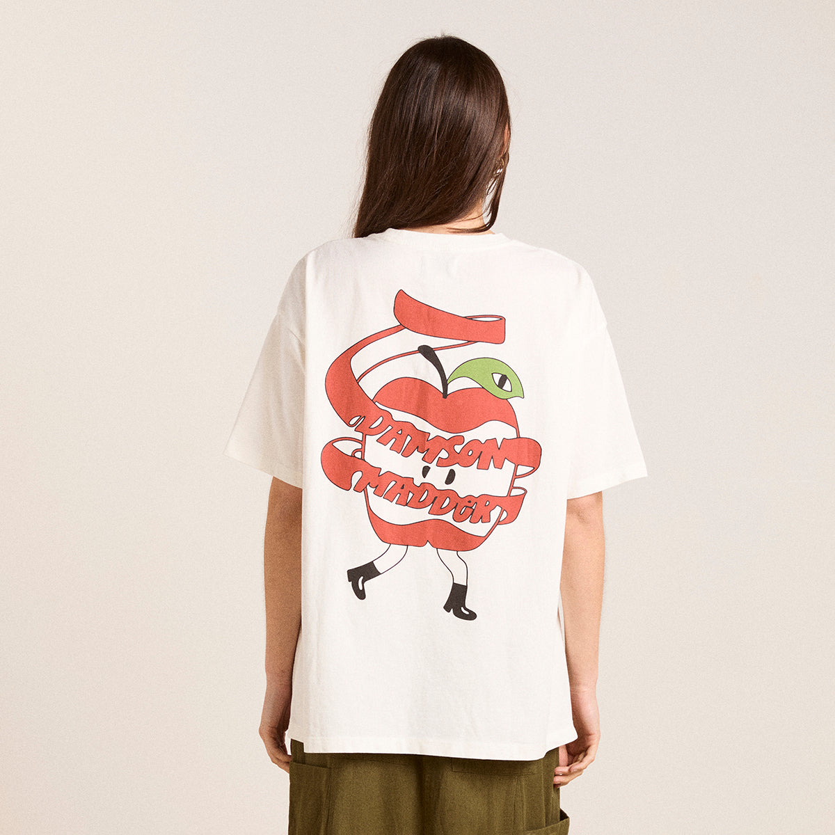 Ecru Apple Peel T-Shirt