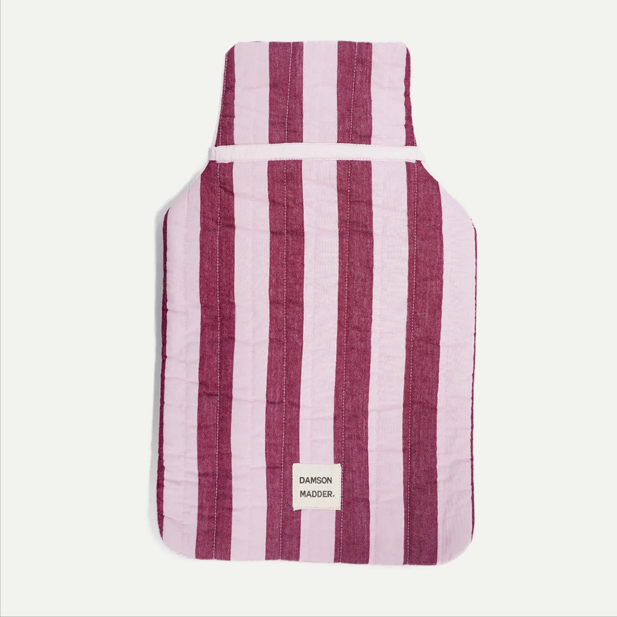 Pink Stripe Hot Water Bottle Cover