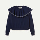 Navy Babydoll Sweater
